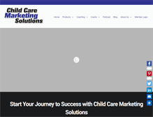 Tablet Screenshot of childcare-marketing.com